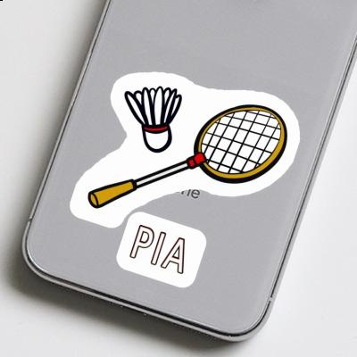 Sticker Badminton Racket Pia Image