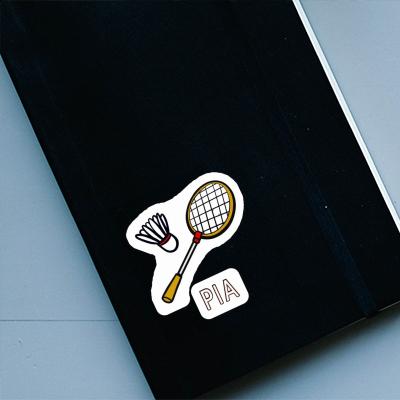 Sticker Badminton Racket Pia Image