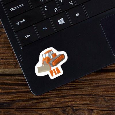 Sticker Pia Excavator Laptop Image