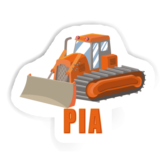 Sticker Pia Excavator Notebook Image