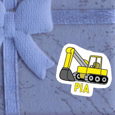 Pia Sticker Excavator Notebook Image