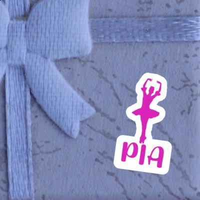 Pia Sticker Ballerina Laptop Image