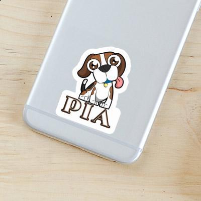 Sticker Pia Beagle-Hund Laptop Image