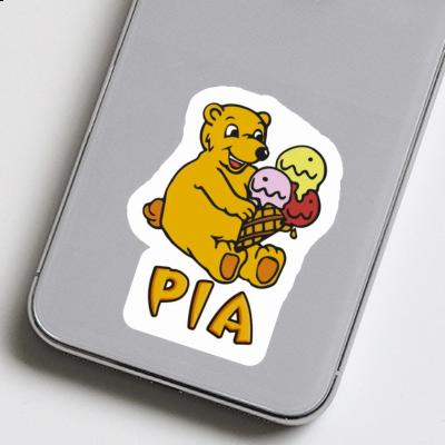 Sticker Pia Bear Laptop Image