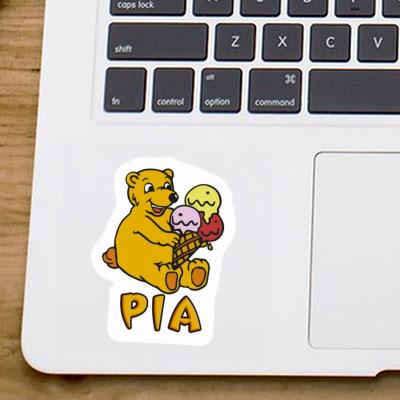 Sticker Pia Bear Notebook Image