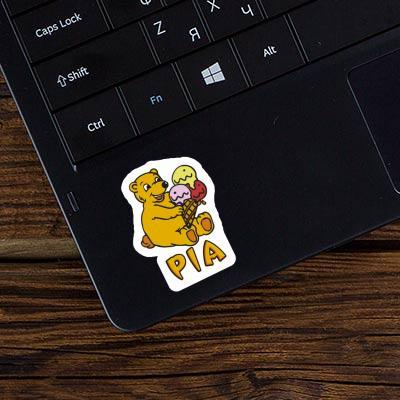 Sticker Pia Bear Laptop Image