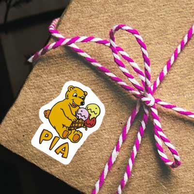 Sticker Pia Bear Image