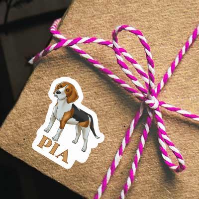 Sticker Pia Beagle Dog Gift package Image