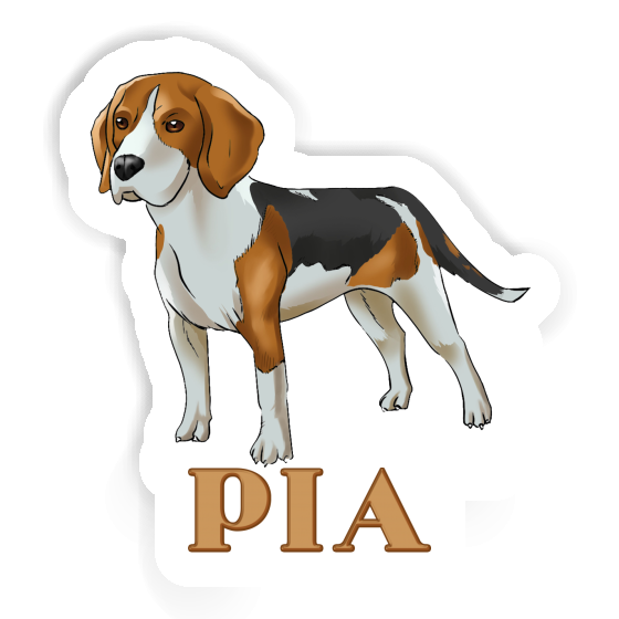 Sticker Pia Beagle Dog Gift package Image