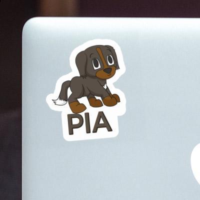 Sticker Berner Sennenhund Pia Notebook Image