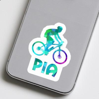 Sticker Pia Biker Laptop Image