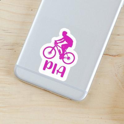 Sticker Biker Pia Laptop Image