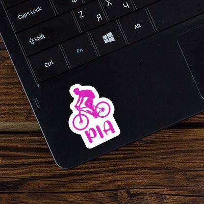 Biker Sticker Pia Laptop Image