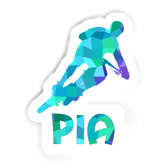 Sticker Pia Biker Notebook Image