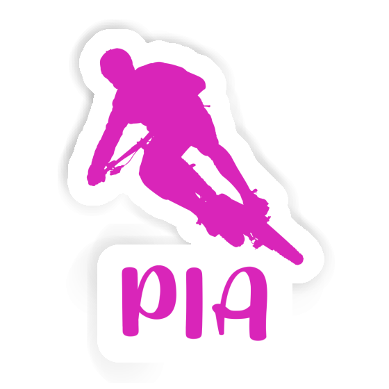 Sticker Pia Biker Notebook Image