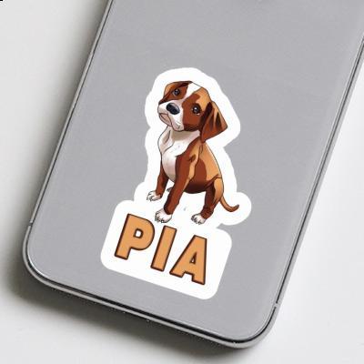 Pia Sticker Boxer Dog Gift package Image