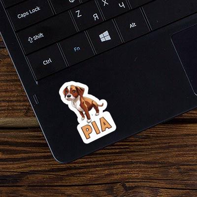 Pia Sticker Boxer Dog Image