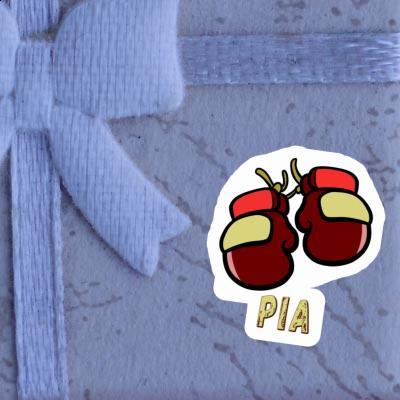 Gant de boxe Autocollant Pia Image