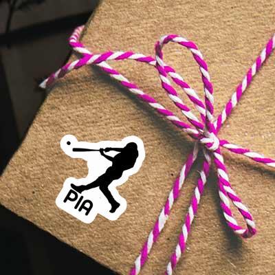 Sticker Pia Baseball Player Gift package Image