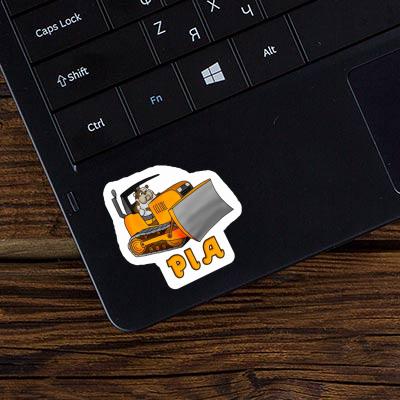 Aufkleber Pia Bulldozer Laptop Image