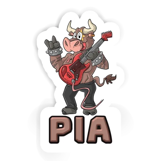 Pia Sticker Bull Notebook Image