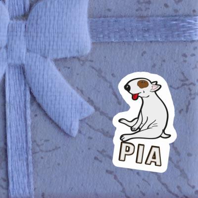 Pia Autocollant Bull Terrier Notebook Image