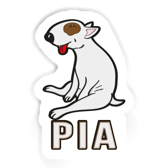 Pia Sticker Dog Laptop Image