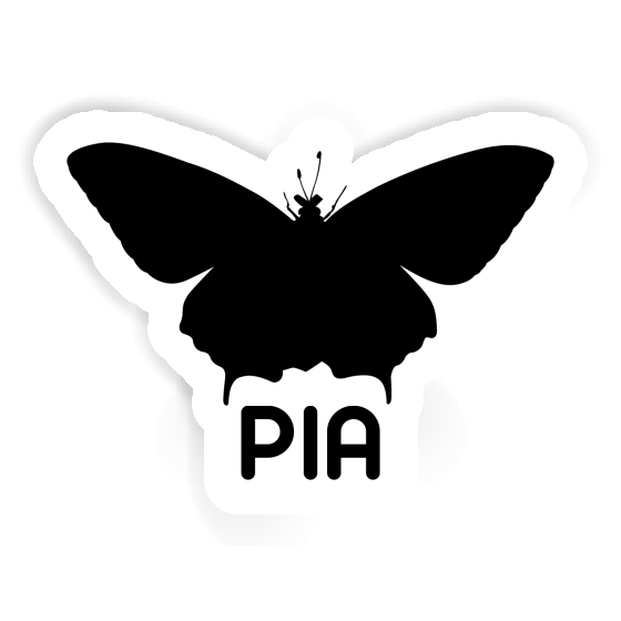 Sticker Butterfly Pia Laptop Image