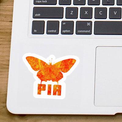 Sticker Pia Schmetterling Notebook Image