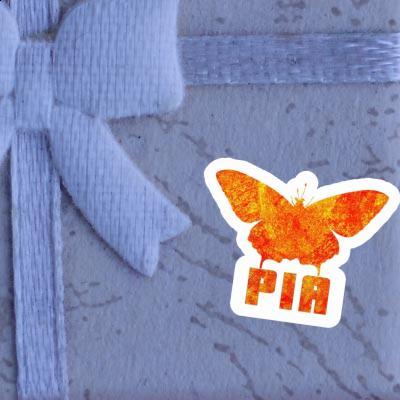 Butterfly Sticker Pia Laptop Image