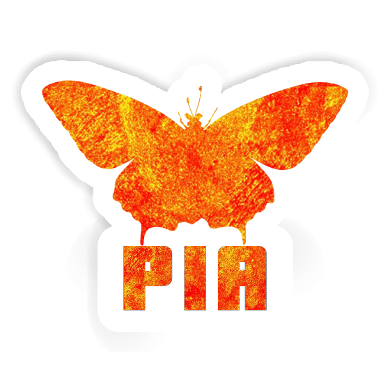 Butterfly Sticker Pia Laptop Image