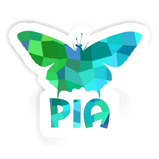 Butterfly Sticker Pia Laptop Image