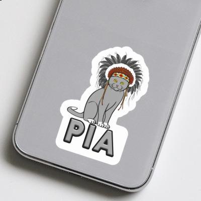 Sticker Cat Pia Image