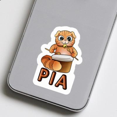 Sticker Pia Drummer Notebook Image