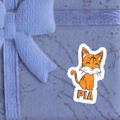 Cat Sticker Pia Notebook Image