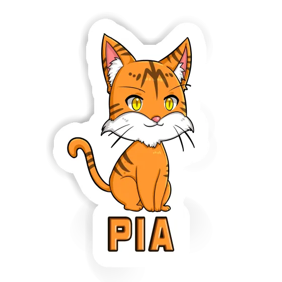 Aufkleber Pia Katze Gift package Image