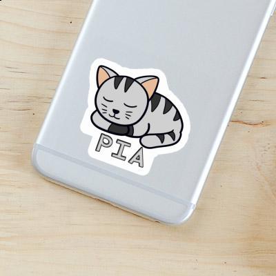 Pia Sticker Cat Laptop Image