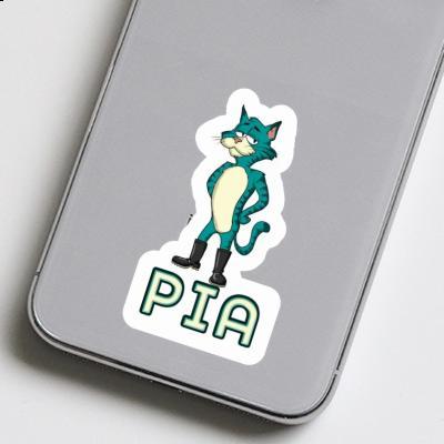 Sticker Pia Cat Notebook Image