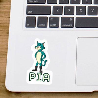 Sticker Pia Cat Image