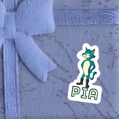 Sticker Pia Cat Notebook Image