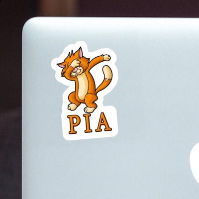 Dabbing Cat Sticker Pia Notebook Image