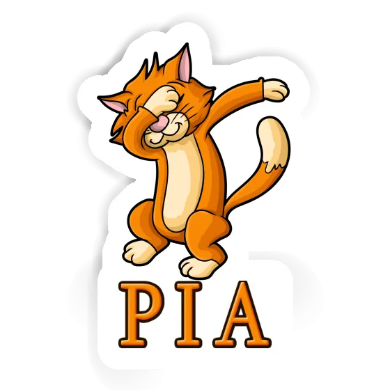 Dabbing Cat Sticker Pia Image