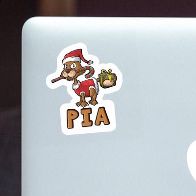 Pia Sticker Christmas Cat Notebook Image