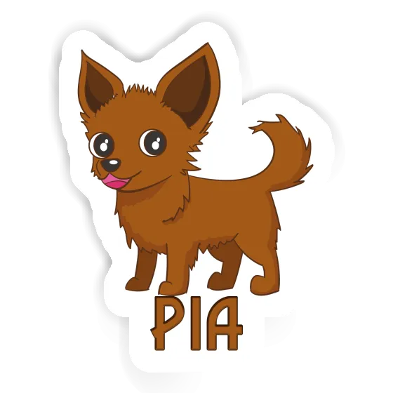 Pia Autocollant Chihuahua Image