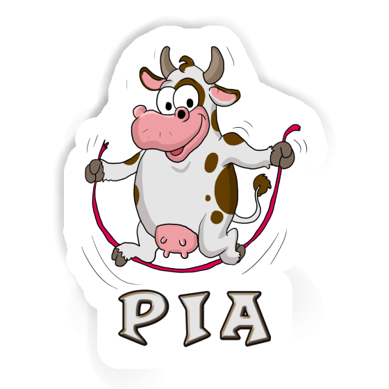 Fitness Cow Sticker Pia Gift package Image