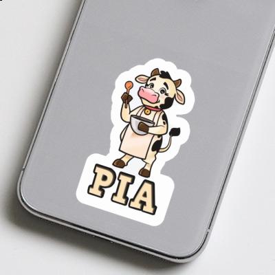 Pia Sticker Köchin Laptop Image