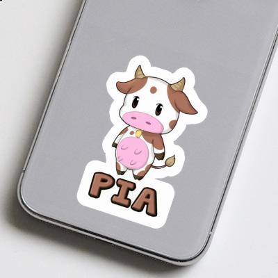 Sticker Cow Pia Notebook Image