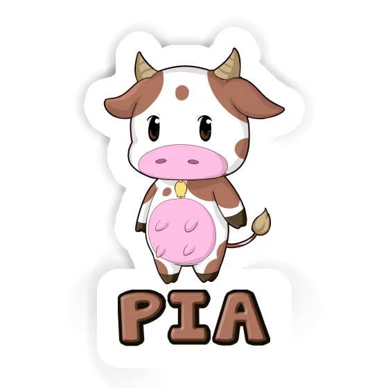 Pia Sticker Kuh Notebook Image