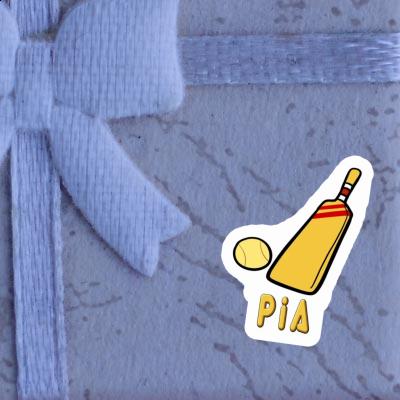 Sticker Pia Cricket Bat Image