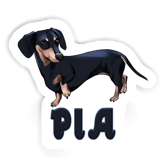 Pia Sticker Dachshund Gift package Image